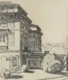 William Strang, Entrance To The Prado, Madrid