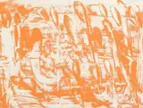 Walter Battiss, Sea Forms, colour monotype