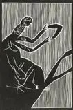 Boomerang by Walter Battiss, woodcut, offered Nov 2017