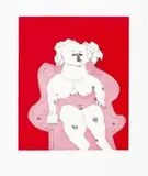 Robert Hodgins, Sophie, etching and colour aquatint
