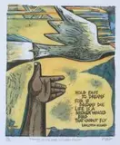 Peter Clarke, Homage to the Poet Langston Hughes, photolithograph