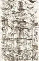David Koloane, The Tower, etching