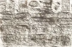 Pollution by David Koloane, etching, sold Nov 2017