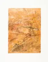Kim Berman, At Taung, colour etching and embossing