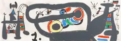 Joan Miró, Le Lézard aux Plumes d'or, colour lithograph