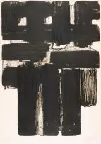 Pierre Soulages, Eau-Forte No. 10 B, 1957, etching and aquatint
