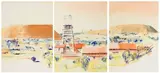 Ulrich Schwanecke, Mine Scene, triptych