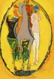 Figures and Horse by Marino Marini, colour lithograph, sold Nov 2017
