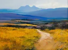 Derric Van Rensburg, The Berg - Early Morning, oil on canvas