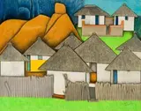 Clifford Mpai, Matadi, coloured pencil on paper