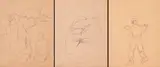 Johannes Meintjes, Johannes Meintjes Sketsboek 1957, bladsye 4, 5 en 6, three