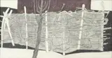Cecily Sash, Wattle Fence and Tree