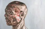Johann Louw, Head - Portrait, oil on canvas
