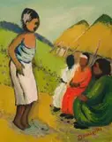 Pranas Domšaitis, Four figures