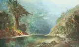 Storm's River by Gabriel de Jongh, oil on canvas, offered Nov 2017