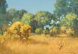 Bosveld by Willem Hermanus Coetzer, oil on board, offered Nov 2017