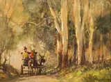 Christiaan Nice, Figures on a Donkey Cart