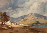 Johannes Oldert, Farmhouse in an Extensive Landscape