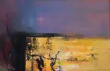 Wim Blom, Landscape with Purple Sky