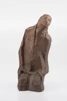 Seated Figure by Ben Macala, bronze with a brown patina, sold Nov 2017