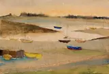 Bosham Harbour by Maud Sumner, watercolour on paper, sold Nov 2017