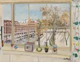 Enslin Du Plessis, View from Window: Mecklenburgh Square, London