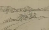 Jacobus Hendrik Pierneef, Zoutpansberg, pencil on paper