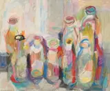 May Hillhouse, Bottles at a Window