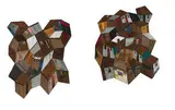 Vusi Khumalo, Sakhelene I and II, diptych, mixed media on wood