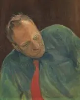 Helena Stegman, Portrait of Herman Charles Bosman, oil on board