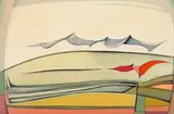 Ernst de Jong, I am flying, oil on canvas