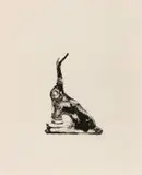 Notary's Embossing Press by William Kentridge, lithograph, sold Nov 2017