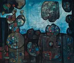 Larry Scully, Africa, oil on canvas