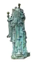 Michael MacGarry, The Wanderer, bronze with a verdigris patina
