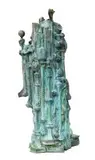 Michael MacGarry, The Wanderer, bronze with a verdigris patina