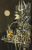 Normand Dunn, African Trident, acrylic on paper