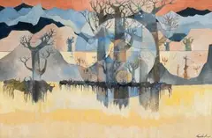 Gordon Vorster, Parfuri Mood II, oil on board