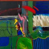 Michael Kane Taylor, Abstract Composition, oil on canvas