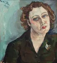 Irma Stern, Freda in Khaki Dress, oil on canvas