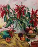 Irma Stern, Still Life with Poinsettias