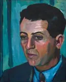 Portrait of a Man by Maggie Laubser, oil on board, sold Nov 2017