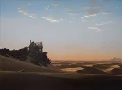 Keith Alexander, Petrified Land, acrylic on canvas