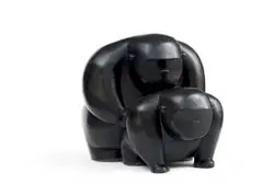 Brett Murray, The Party vs. The People, painted bronze