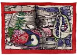 Cecily Sash, Abundance, hand-woven tapestry