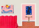 Tribute to Henri Matisse by Sam Nhlengethwa, colour lithograph, sold Sep 2017