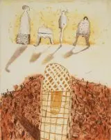 Colbert Mashile, Kgomo tse Ane, colour etching