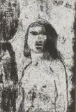 Robert Hodgins, Girl, etching