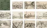Walter Battiss, South African Lithographs by Walter Battiss, Series of Twelve from Original Plates,13 including title page, photolithograph