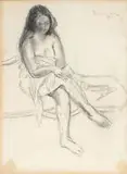 Jean Welz, Nude with Legs Crossed