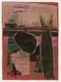 Fred Schimmel, Wharf No. 116, 1980, screenprint
